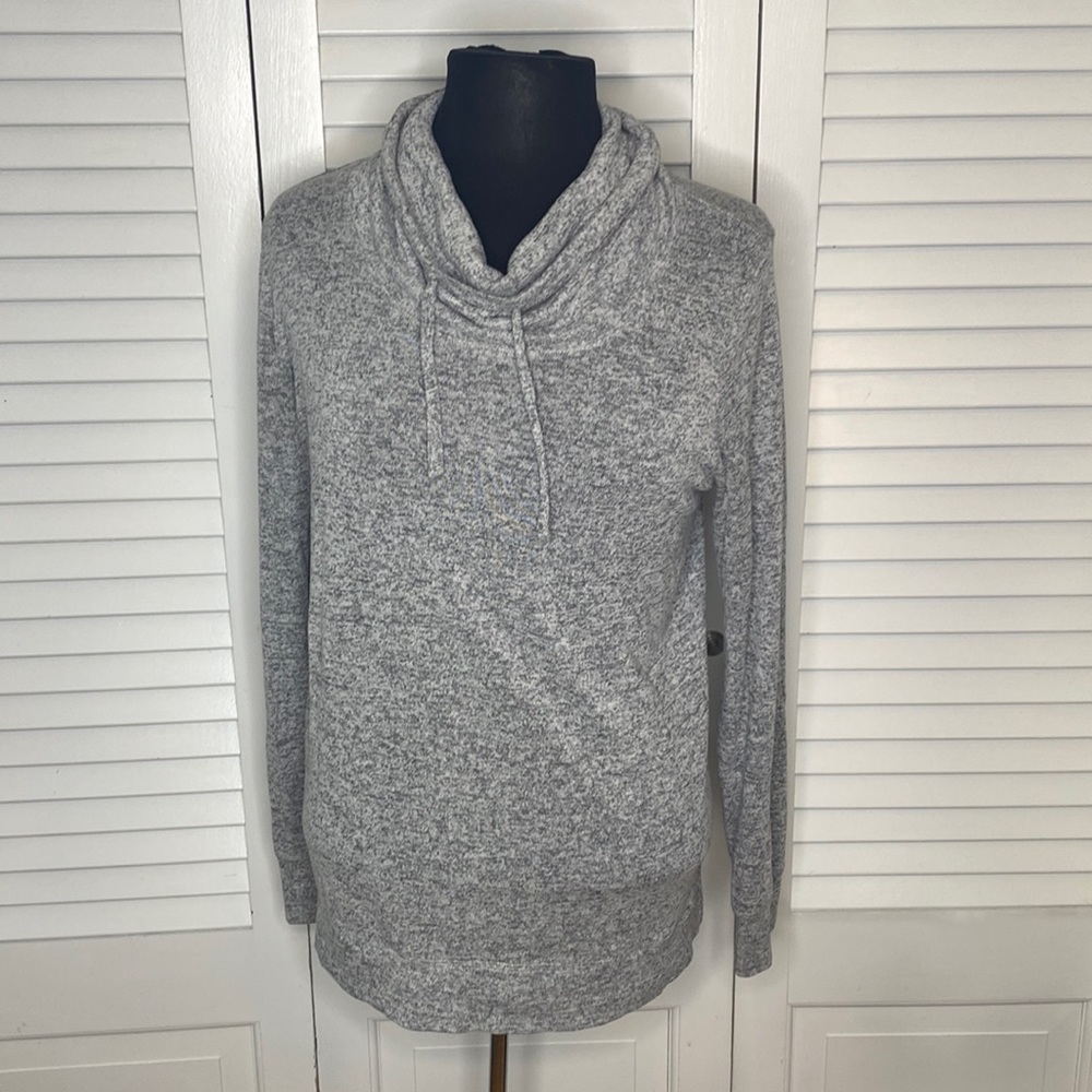 Gap Body | Gray Cowl Neck Lightweight Sweater | Size Small